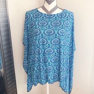 Coolibar Paisley Swim Cover UPF 50+